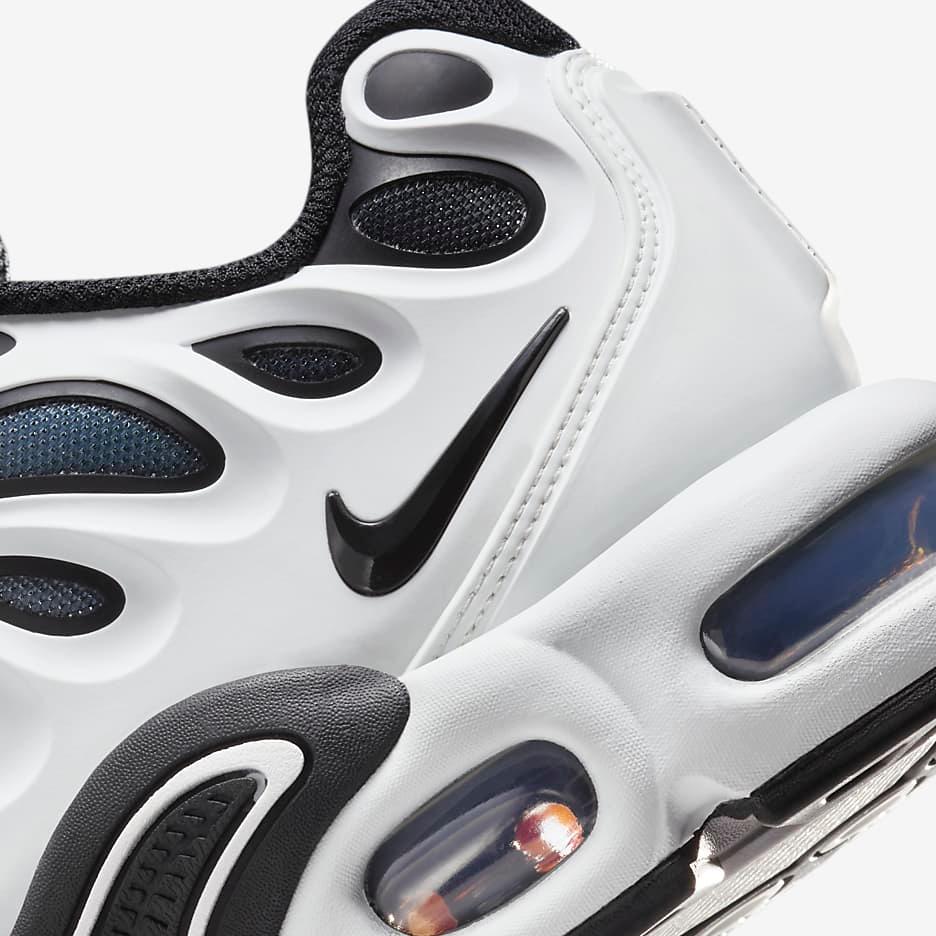 Close-up of Nike Air Max Plus Drift Tuned Air Cushioning – Highlighting the visible Air units and comfort technology