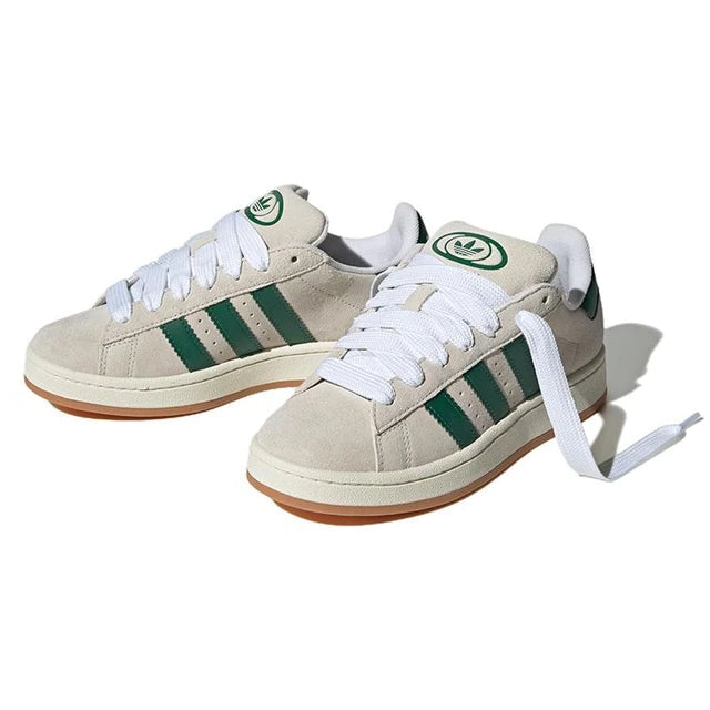 Adidas Campus 00s Crystal White Dark Green Womens